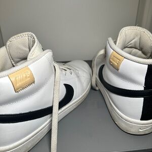 White high top Nike sneakers